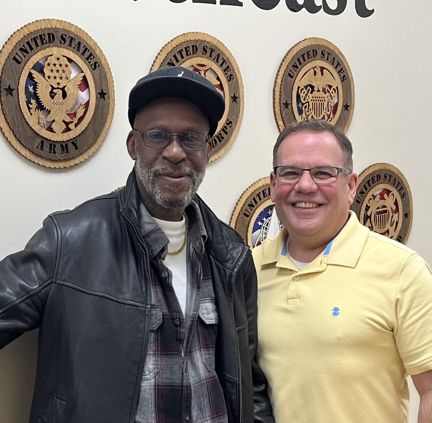 Bob Moss with Paul Salemi Case Manager